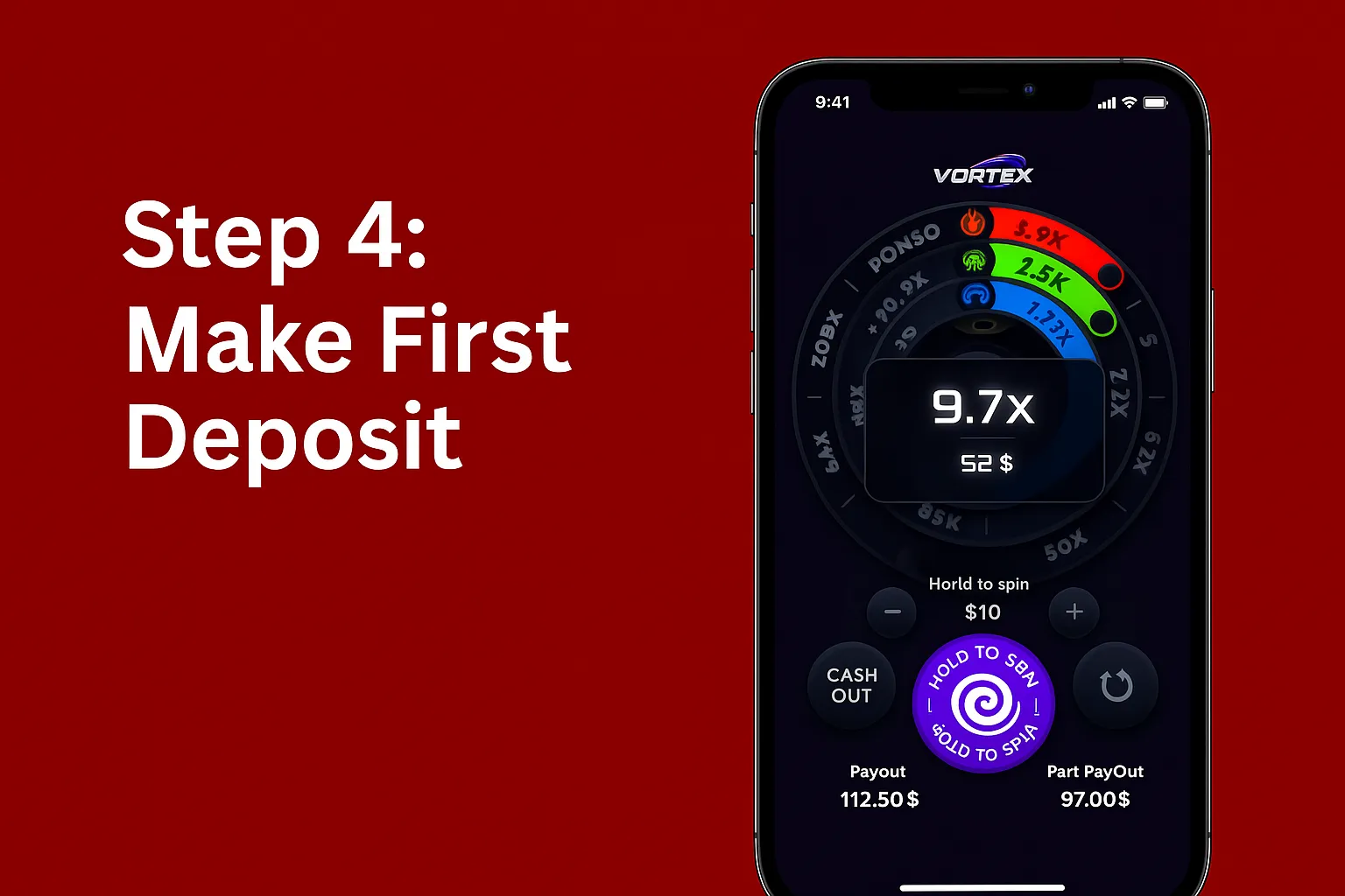 Vortex Game deposit via UPI